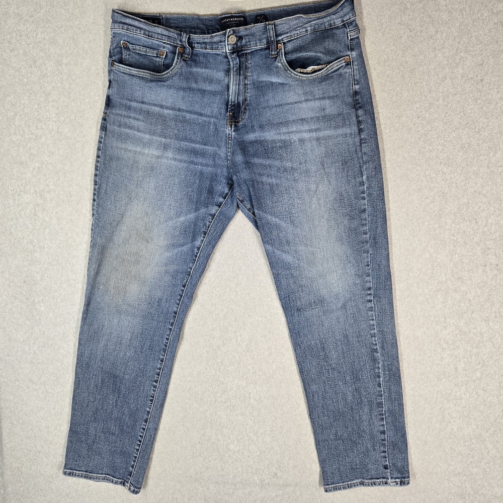 Lucky Brand Men Jeans 40X32 Blue Denim Cargo 221 Straight 30" Inseam